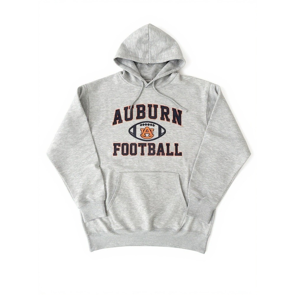 Auburn Tigers Football Hoodie Men's 2XL Blue84 Cotton Polyester Pullover